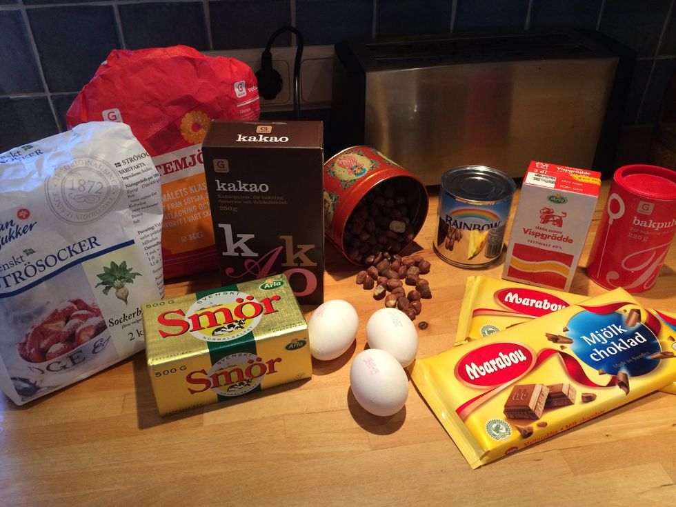 These are all the ingredients you will need.