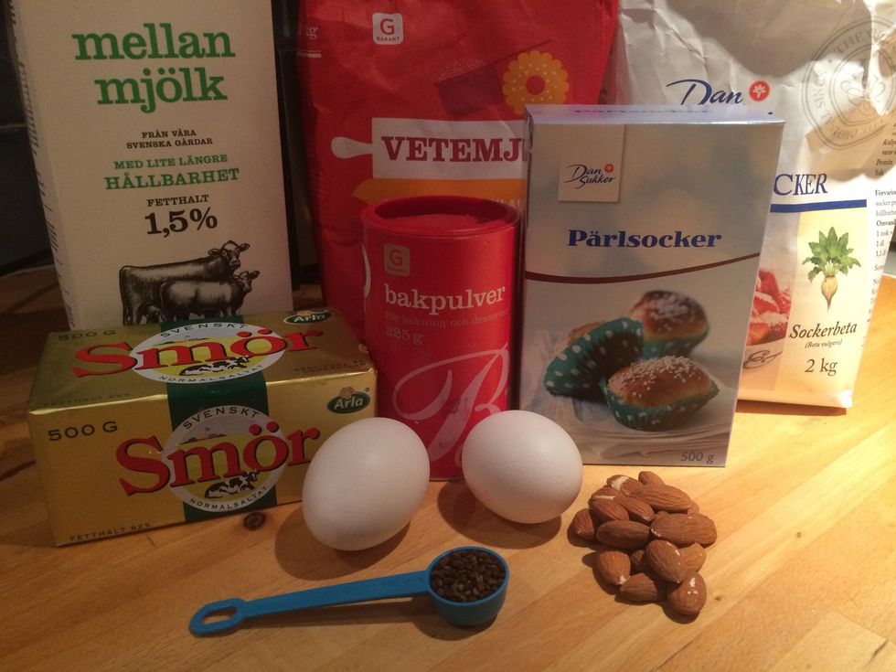 These are all the ingredients you will need.