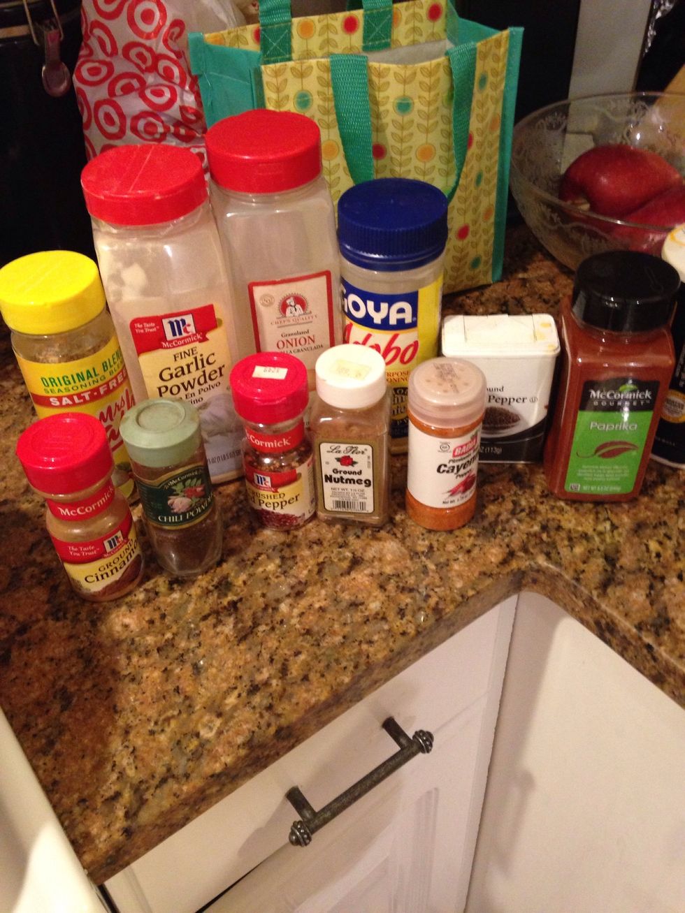 These are all the spices you need. This chili depends on your tastes. I made this pretty hot, but definitely adjust as needed. I also really believe in seasoning more than once.