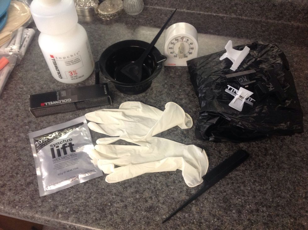 These are all the supplies you should use and need.