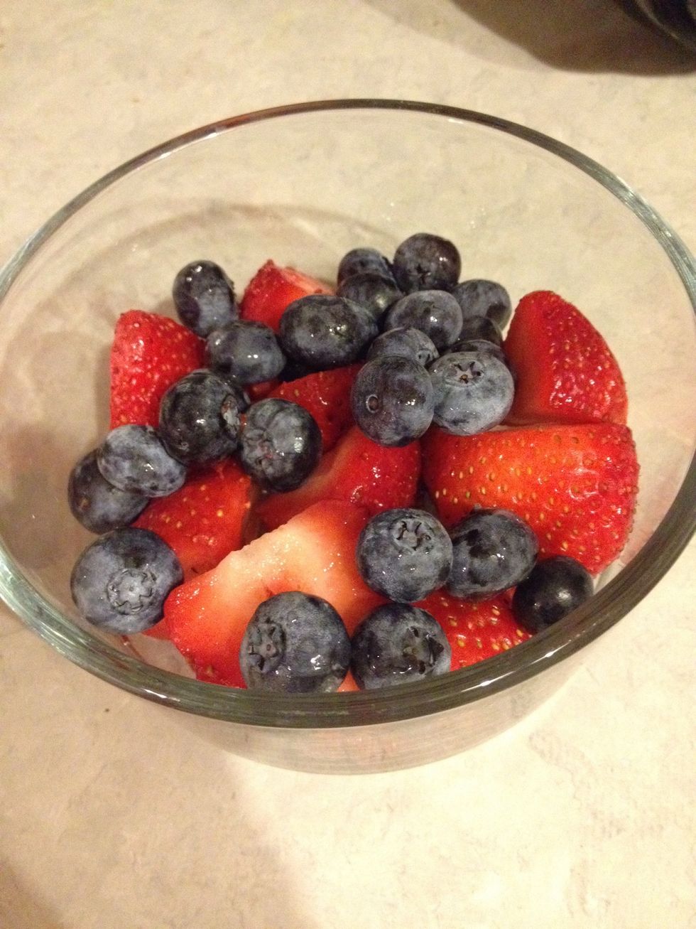 These are for topping. You can use any fruit, but I recommend berries because they are high in antioxidants.