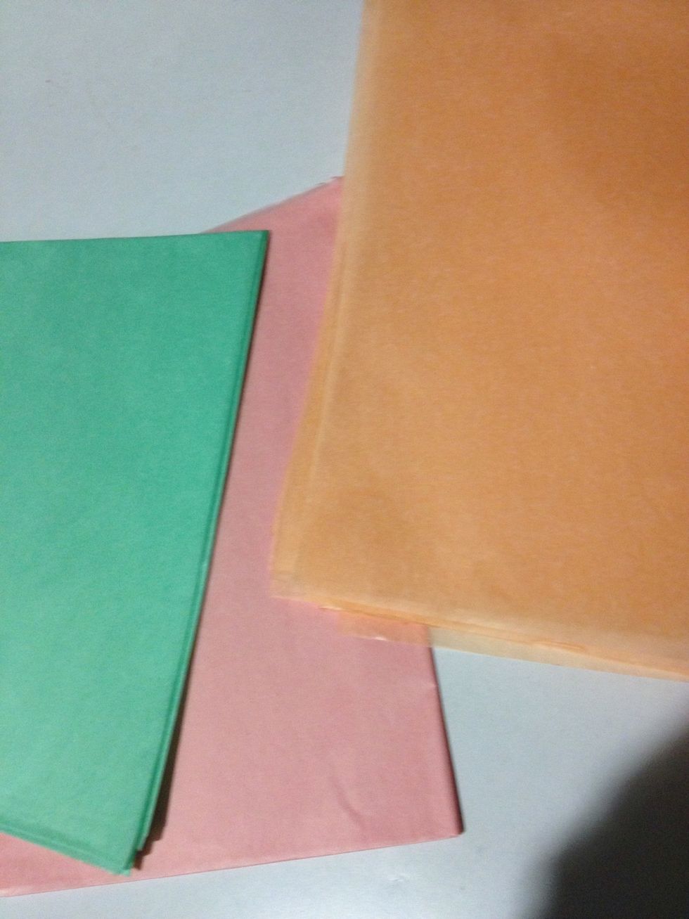 These are my colored paper (it was folded) , it s quite transparent (even it s not transparent, it will work too, in a different style)