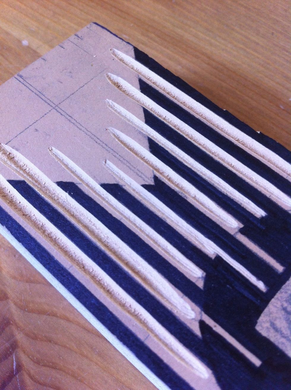 these are my first cuts. I am a pro at carving though. mine will be straighter than yours no doubt son. serfs need not fight pharaohs in fisticuffs.