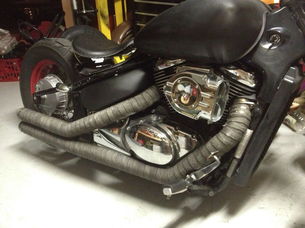 These are my pipes before the sealant