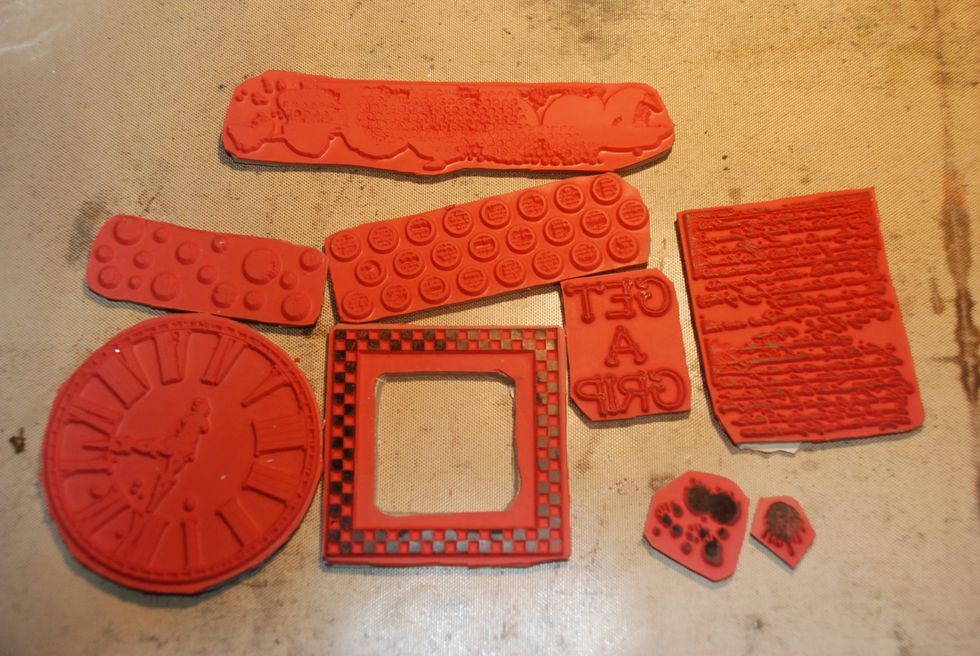 These are my Viva Las Vegas stamps which I'm planning to use.