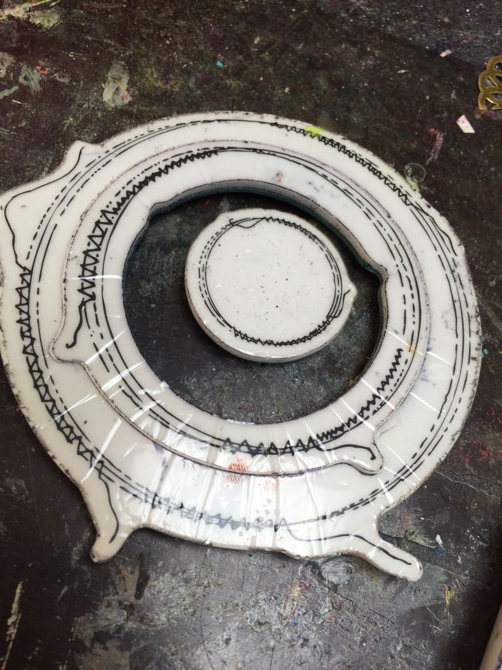 These are old but you can use any stamp you like!