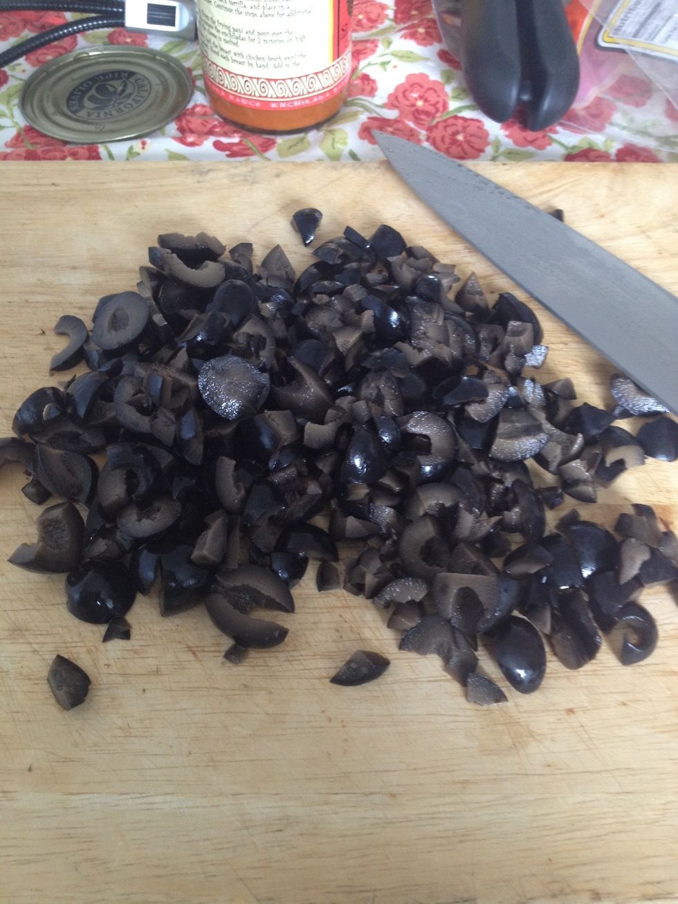 These are ready to go! (minus 2 olives which I had to taste test!)