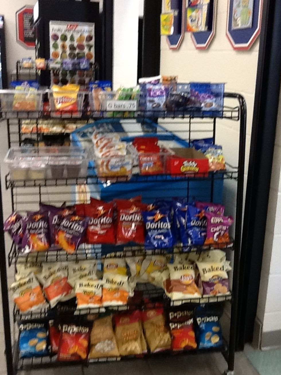 These are snacks you can get with your meal.