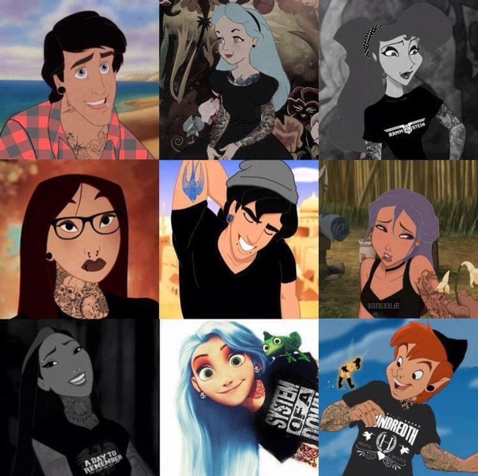These are some Disney hipsters