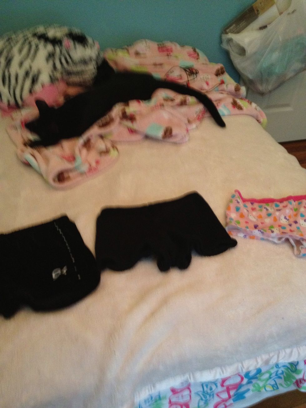 These are spandex shorts. I like to wear these over leotards!
