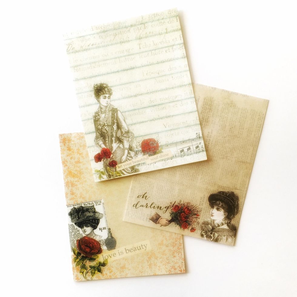 These are the Bella Rouge Prima Papers I chose for these clips...