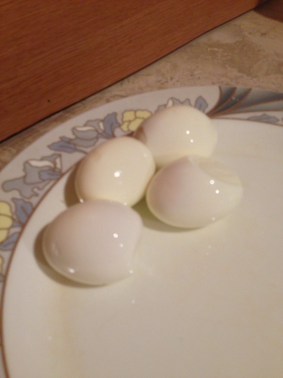 These are the boiled eggs .