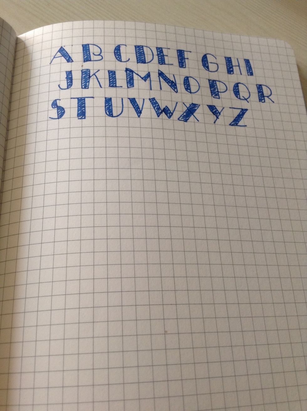 These are the capital letters.