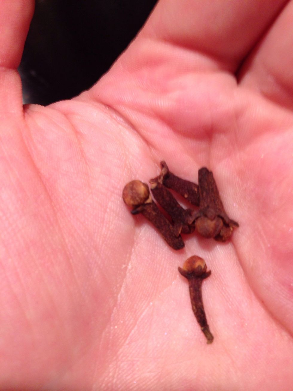 These are the cloves, make sure they come out before blending !