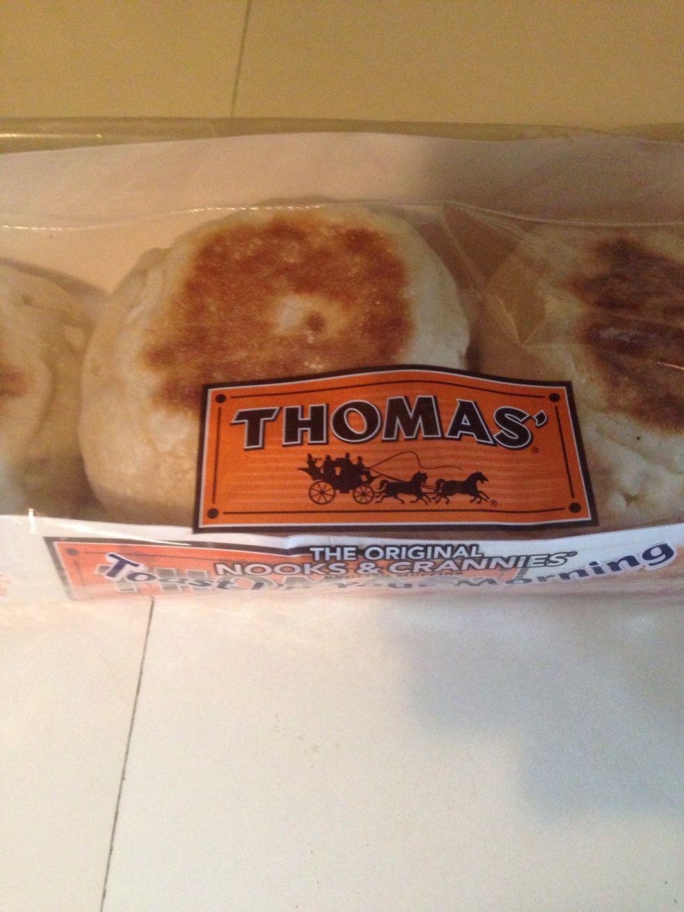These are the English muffins I use. There are thin sliced and regular. I prefer regular.