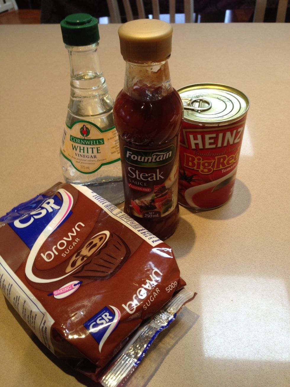 These are the ingredients I'm using