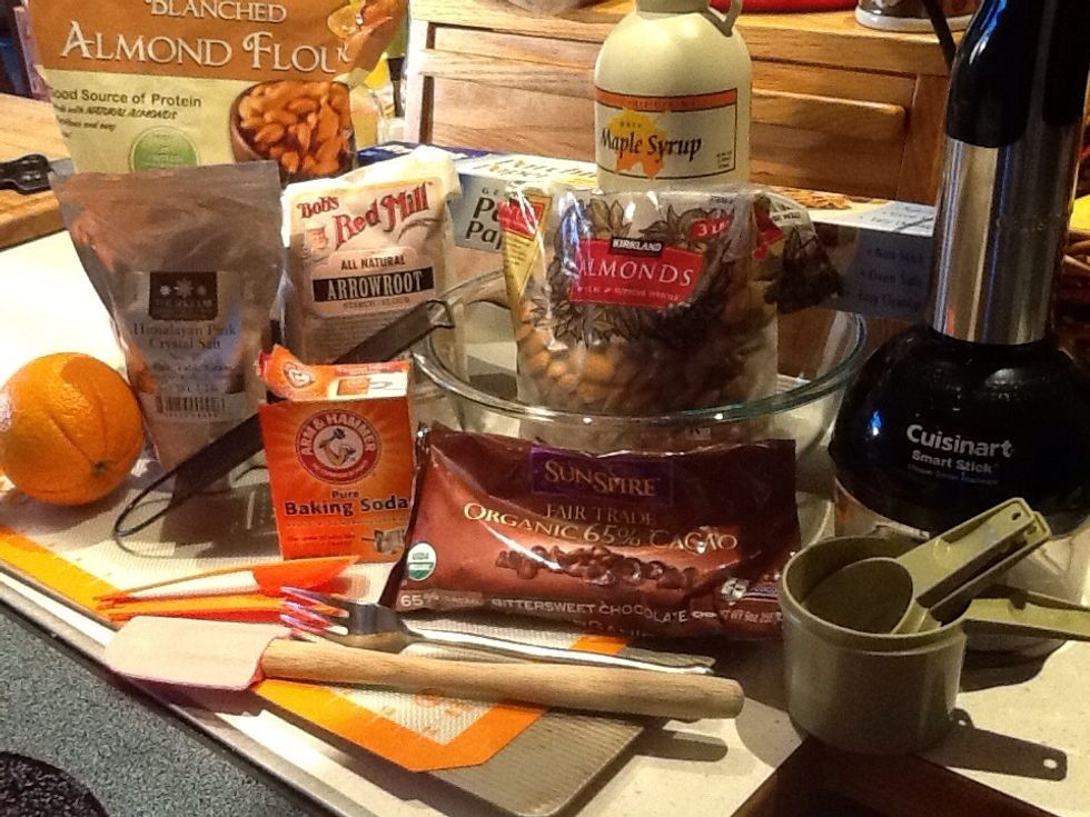 These are the ingredients I used. Amounts are on the supplies tab. Preheat oven to 350\u00b0.