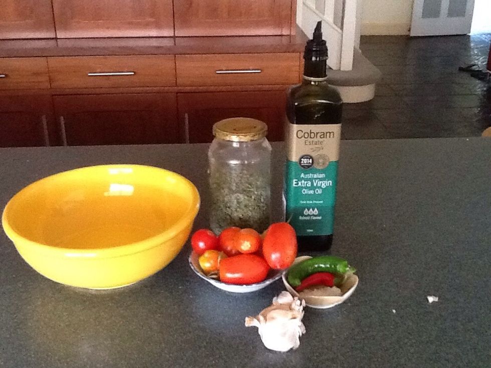 These are the ingredients you will need today!