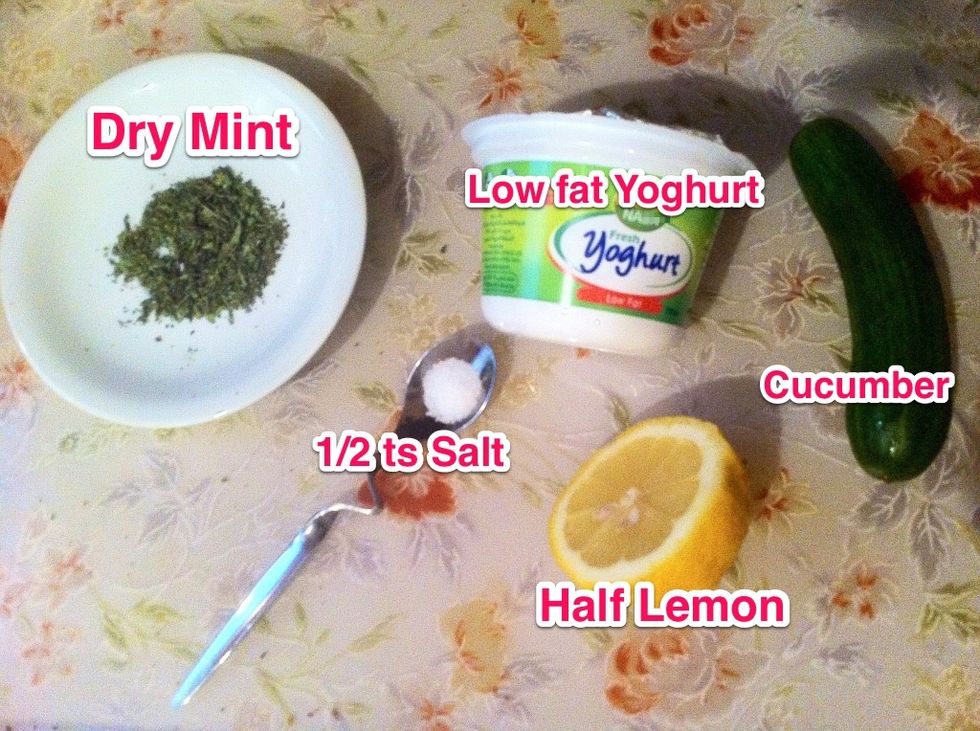 These are the ingredients.