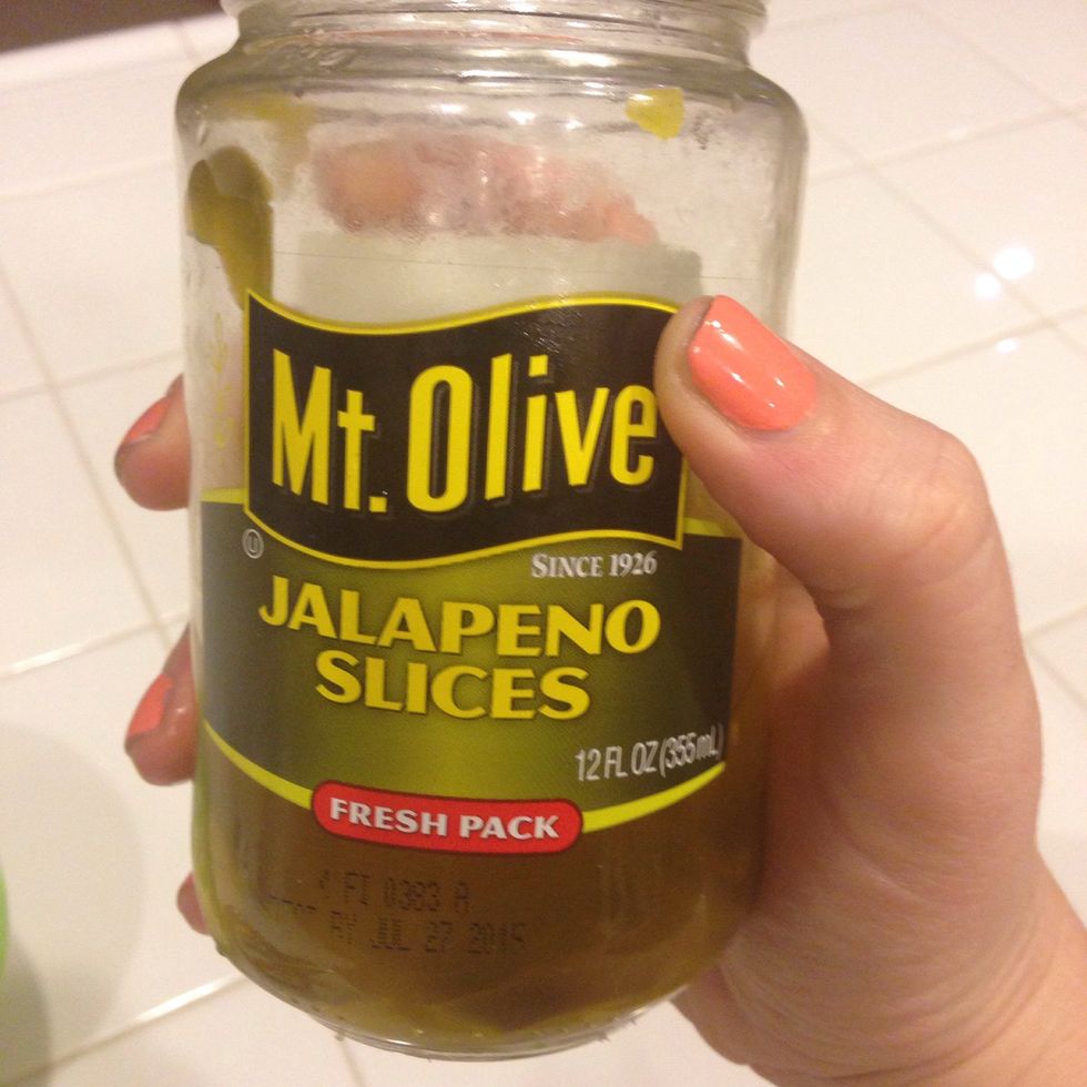 These are the jalape\u00f1os I used. They work great for a quick dinner like this one.