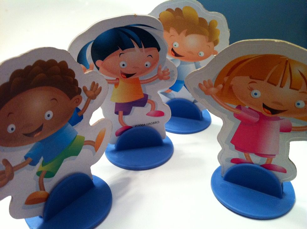 These are the markers.