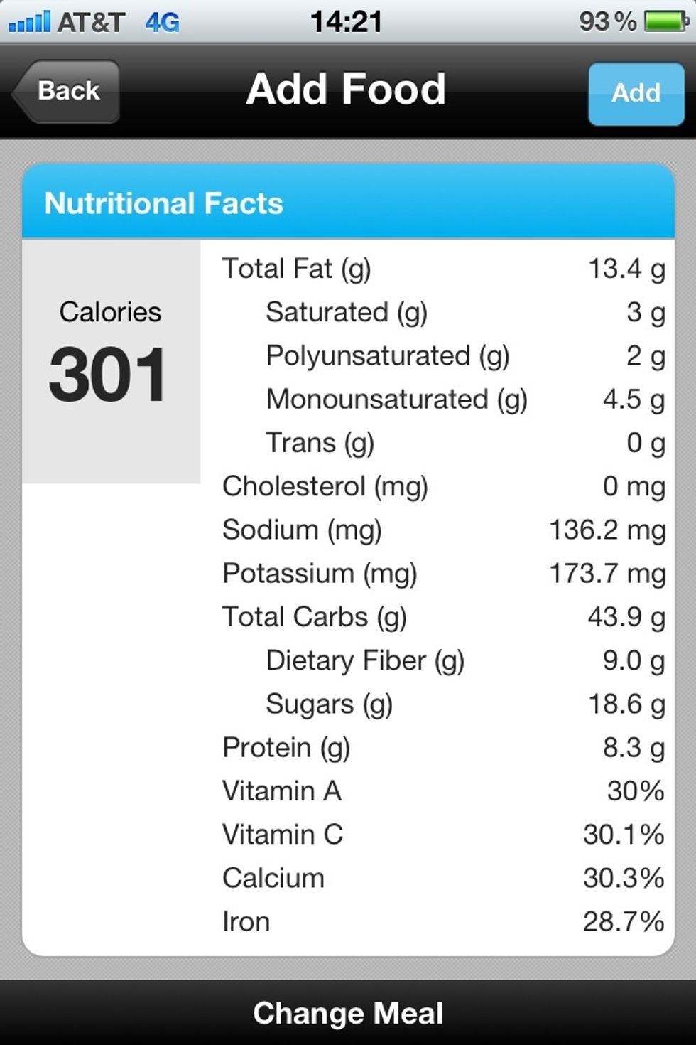 These are the nutritional facts based off the recipe I used. Yours will vary depending on what you put in it.