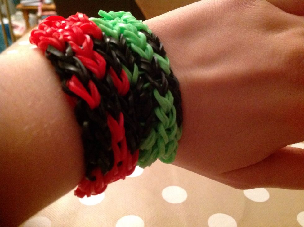 These are the ones that me and my sister have made.