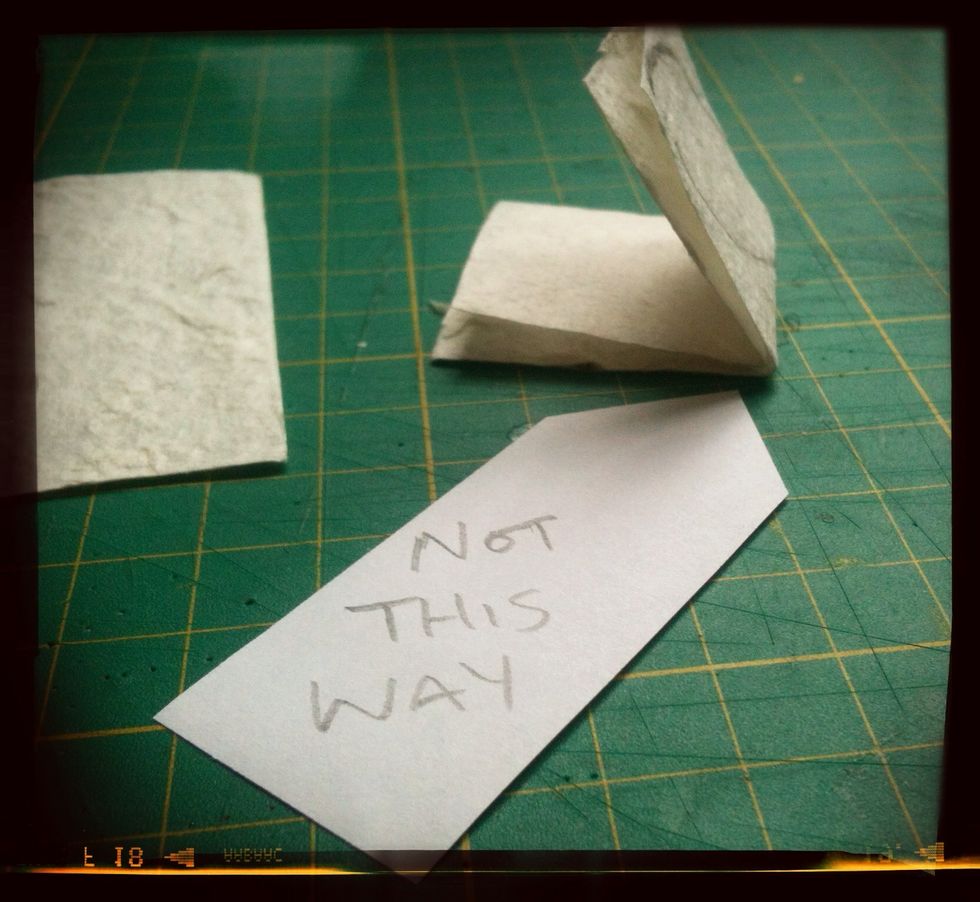 These are the open ends, this is the wrong way.