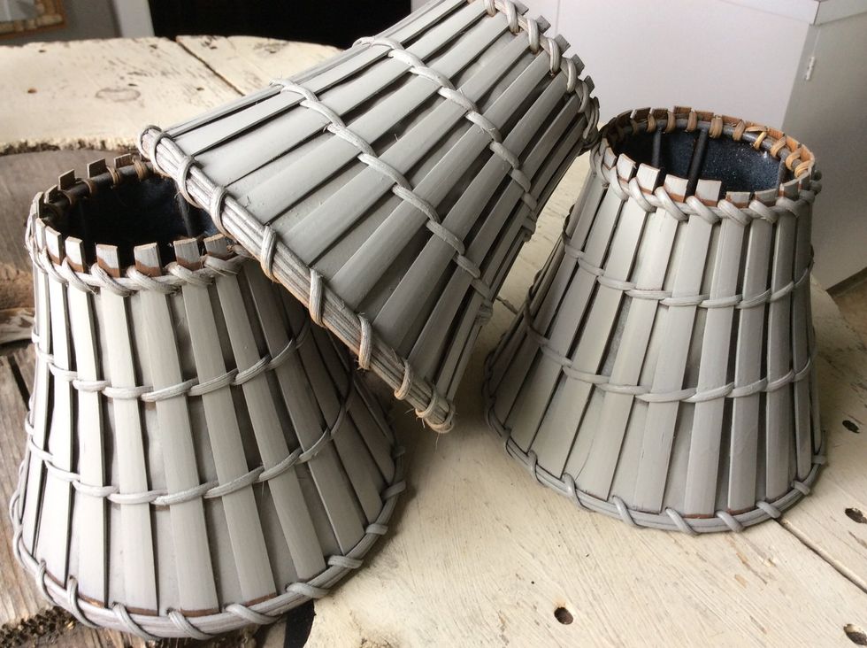 These are the removed shades. I know, blah. Not only blah, but they don't allow a lot of light to come through.