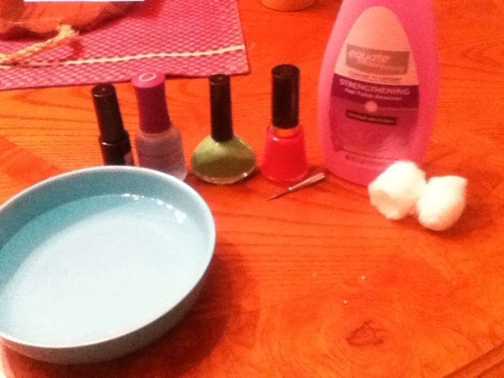 These are the supplies needed.