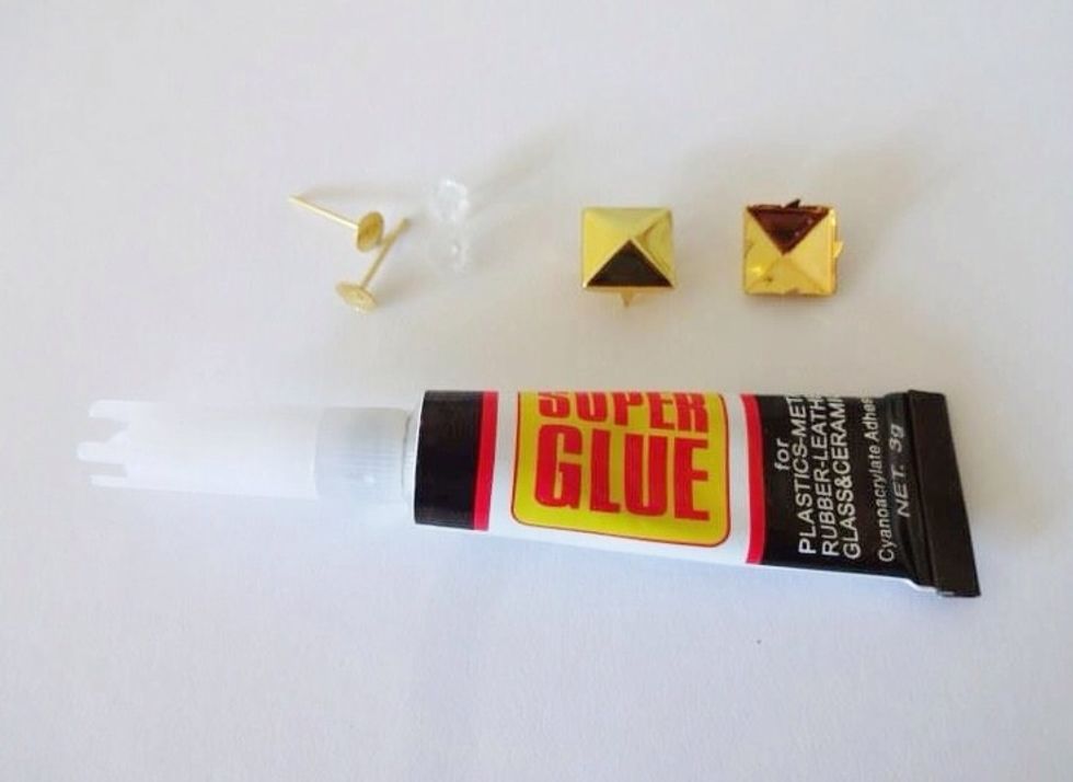 These are the supplies you will need. You could substitute super glue for a hot glue gun. In the following few steps, I'll break down the other supplies in case you're unfamiliar with them.