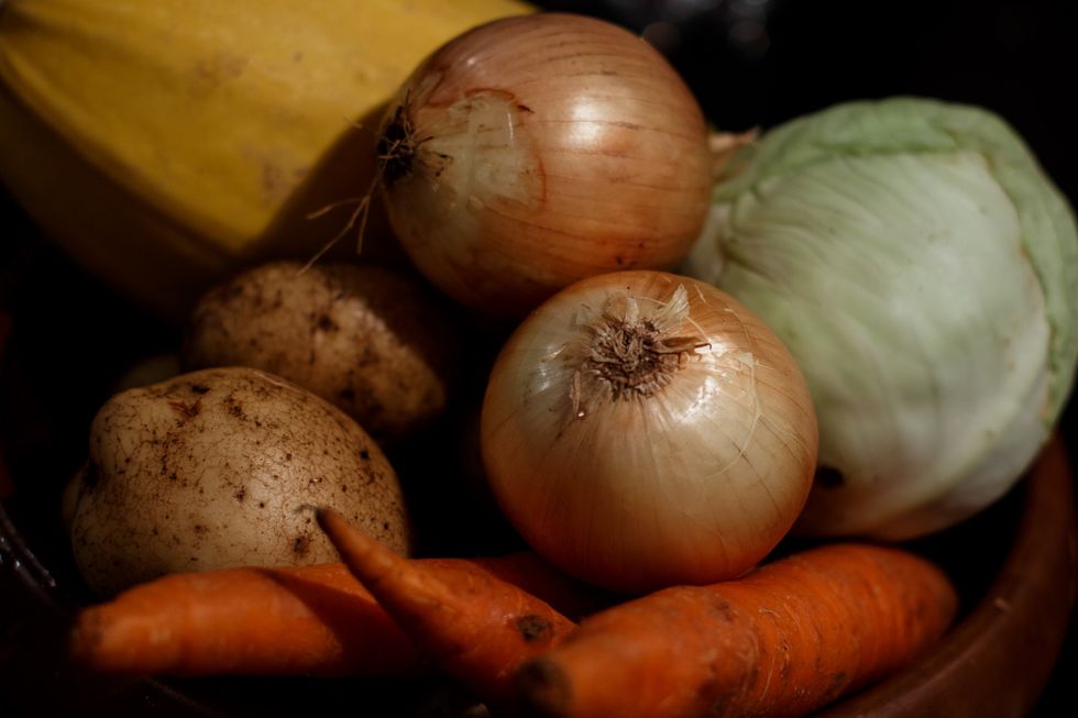 These are the vegetables I used, feel free to mix it up and used what you want.