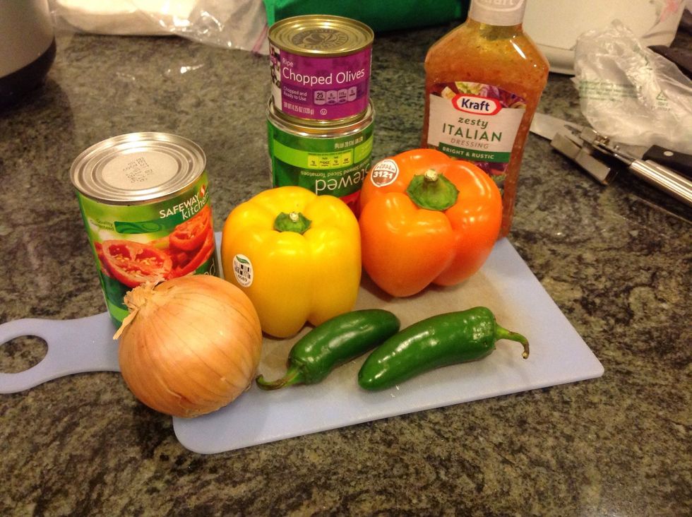 These are your ingredients.