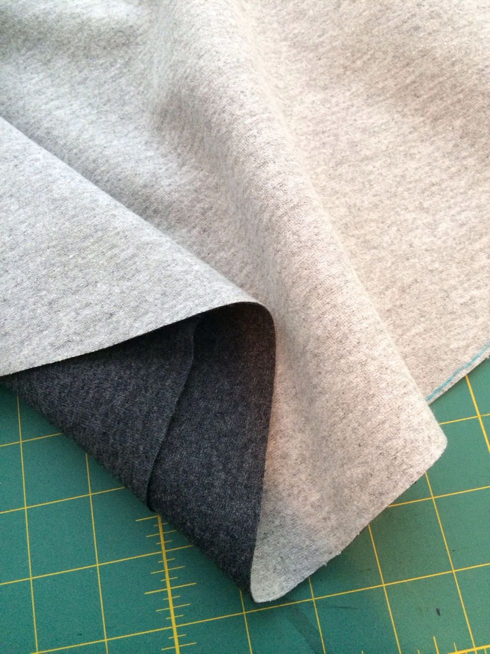 These edges will curl when washed and dried.