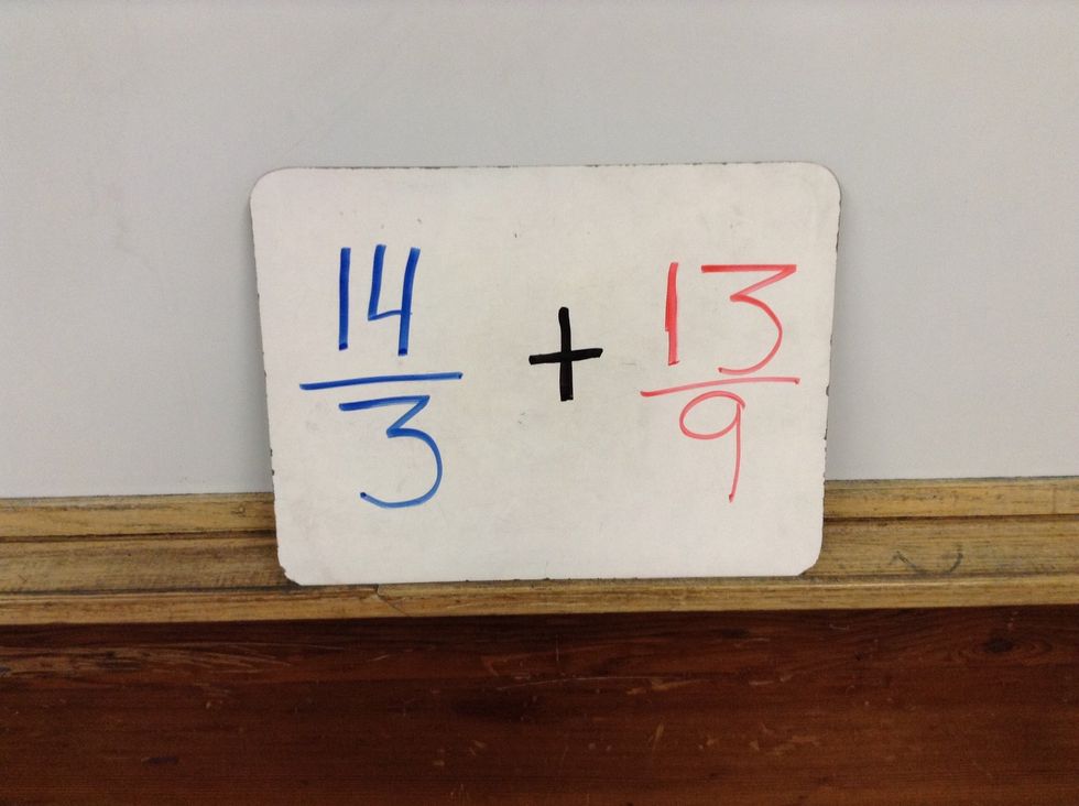 These fractions are improper fractions.