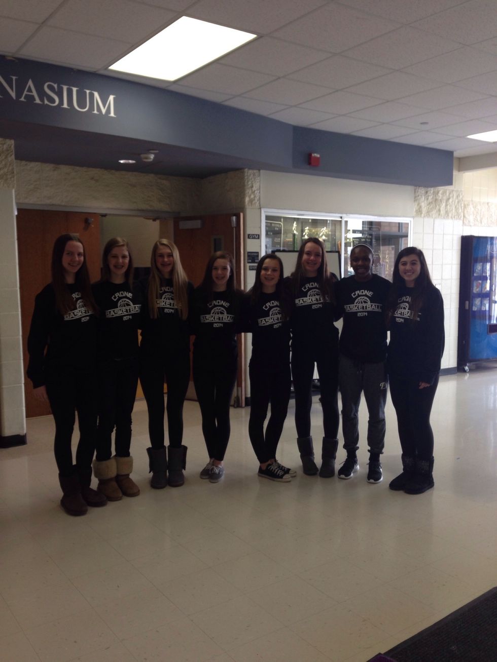 These girls all have my back. They are my team, they are my friends, they are my family, they are my sisters. I know I can count on each and every one of them to help me succeed.