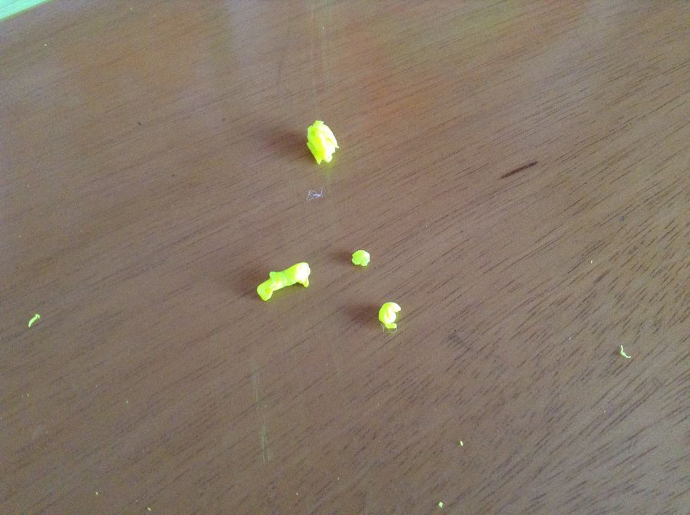 These kinds of ball will come out of the rubbing