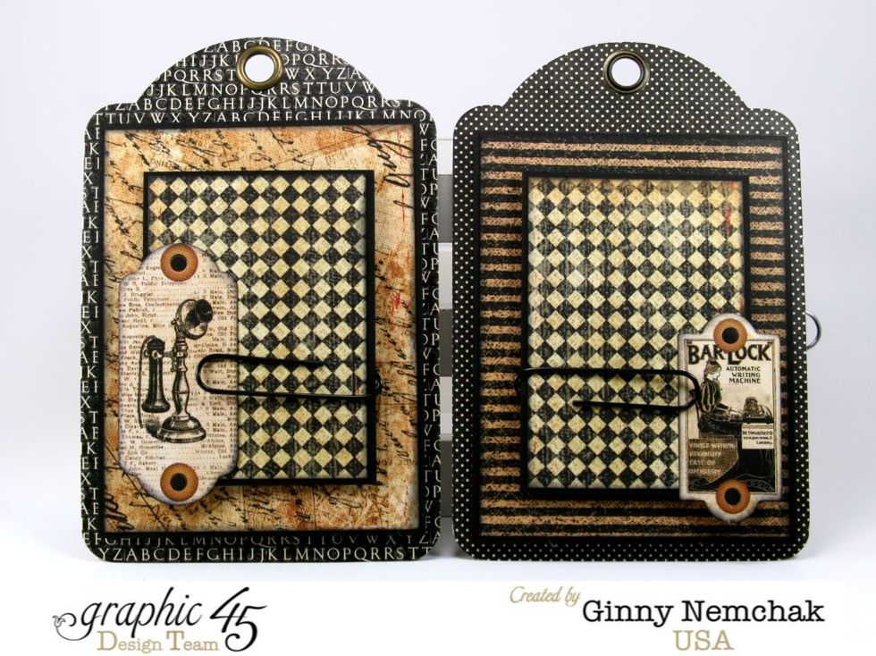 These large clips are not only pretty but practical as well. Simply tuck pictures in behind to secure them to the tags. This is especially handy if there is writing on the backs you want to preserve.