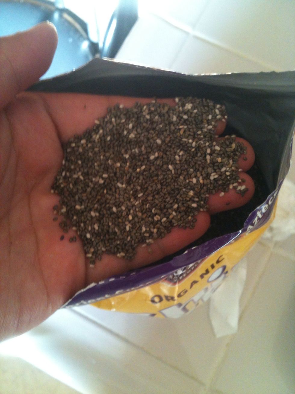 These little seeds are packed full of fiber, protein, omega-3, and a bunch of other antioxidants! They don't have any flavor at all and you can literally put them on EVERYTHING and ANYTHING you eat!