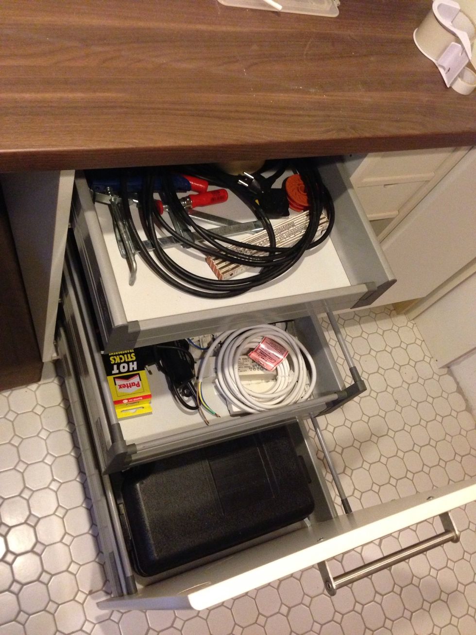 They also keep your stuff dust-free the next time you saw wood.