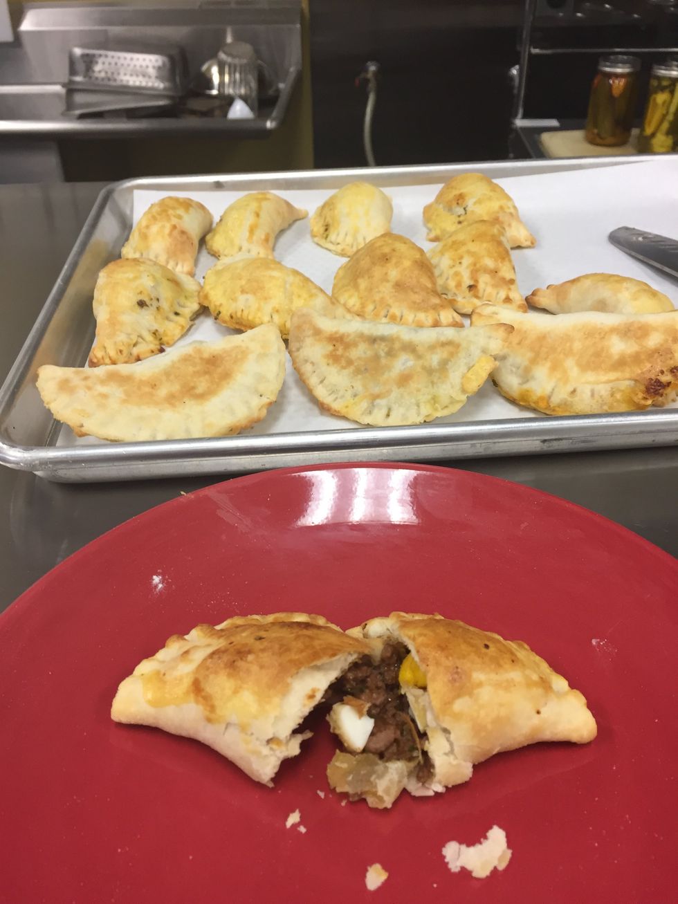 They came out perfectly!The dough is flaky and delicious, great color and really hot!