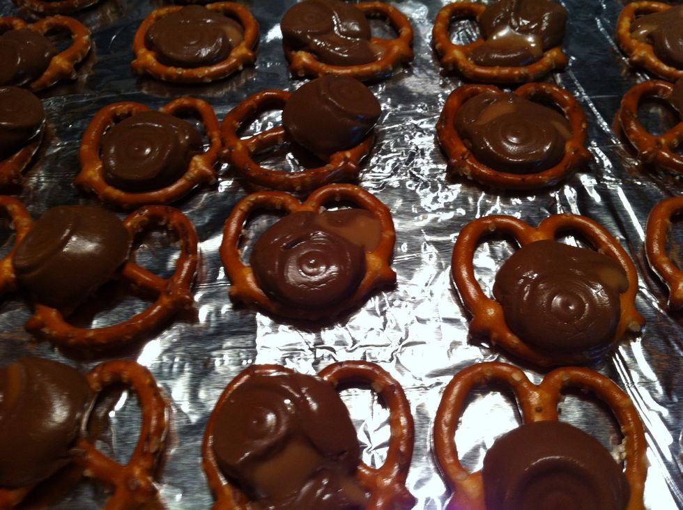 They come out all melted.