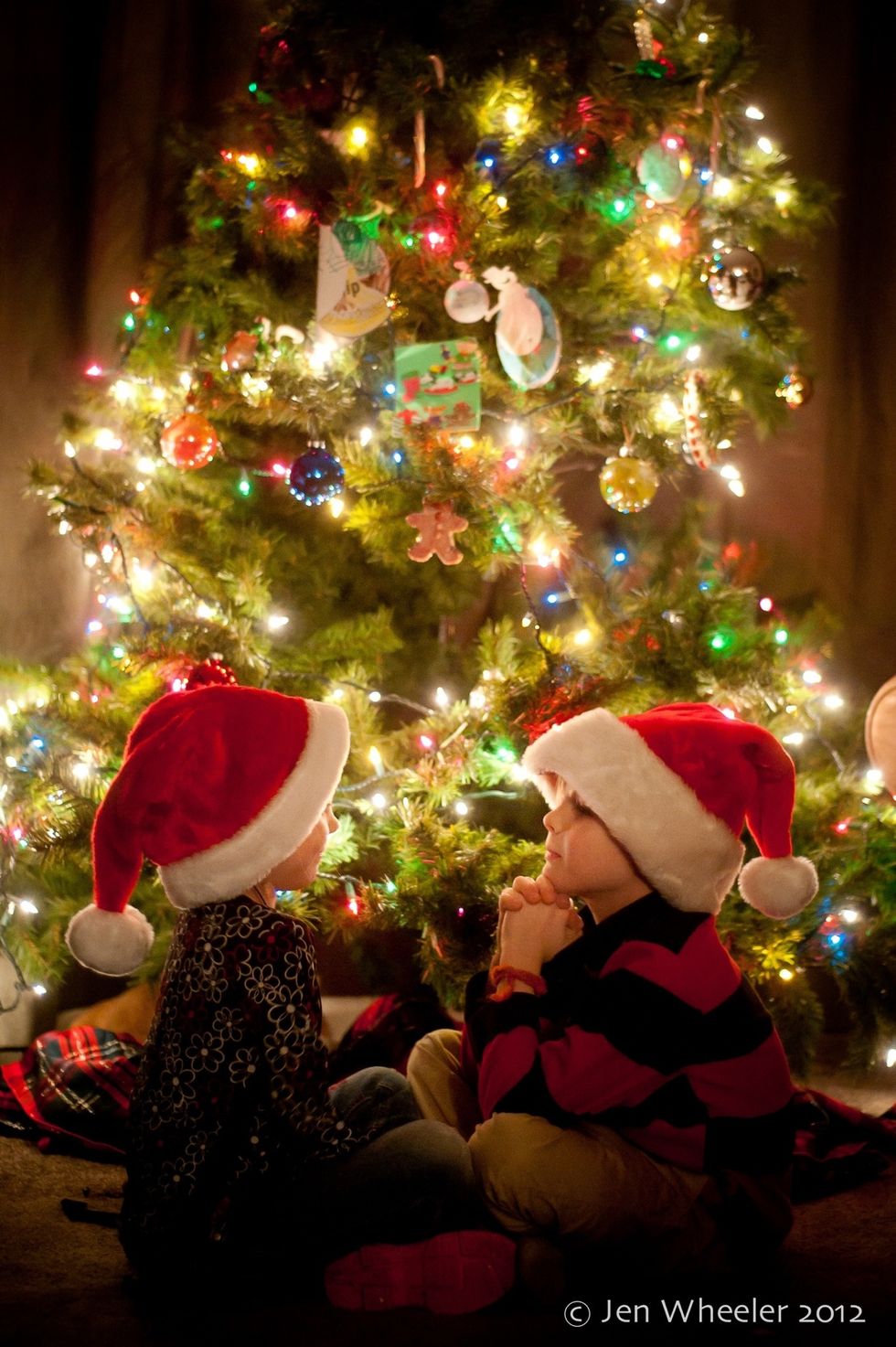 They do NOT need to look at the camera and smile! Well,maybe for one. But that's it. Sparks of interaction tug on the heartstrings!