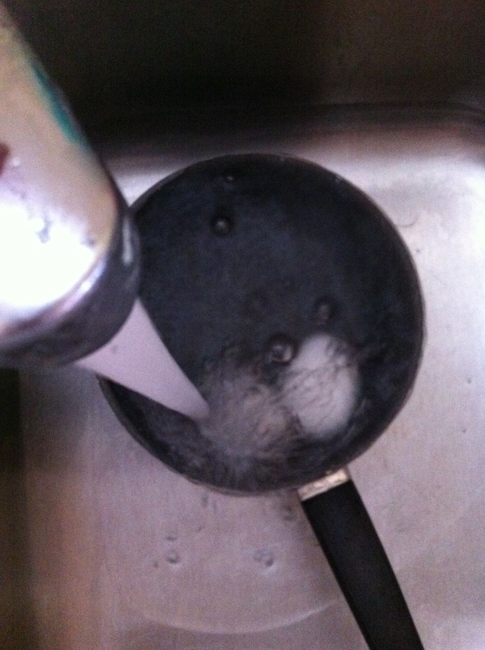 They have cooked for about 13 more minutes. Remove from stove and run them under cold water for a little bit.