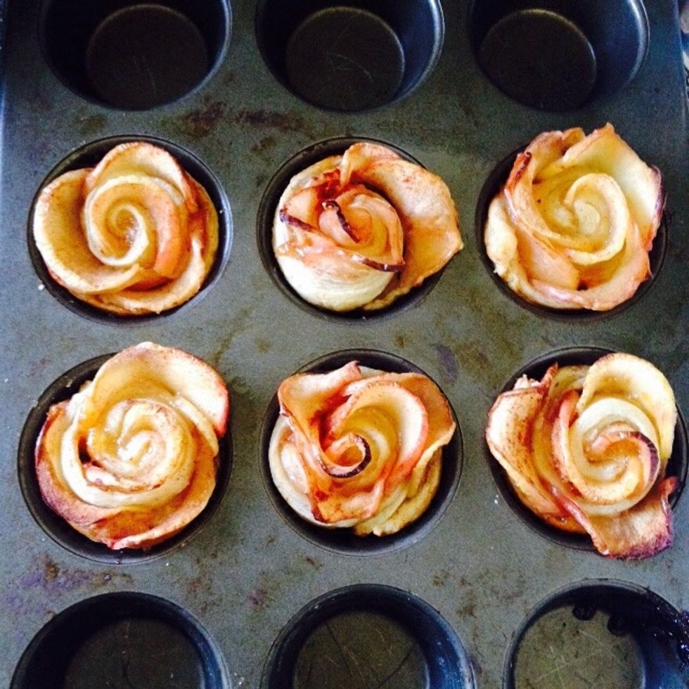 They look a little wonky but it will look better once baked...hopefully