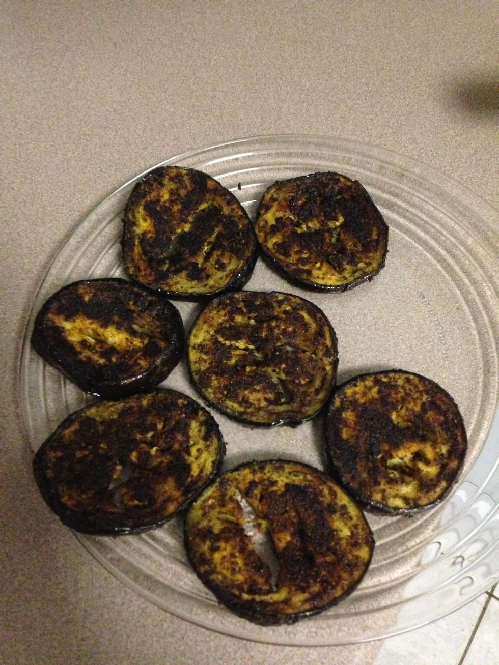 They look burnt but trust me they are suppose to look this way