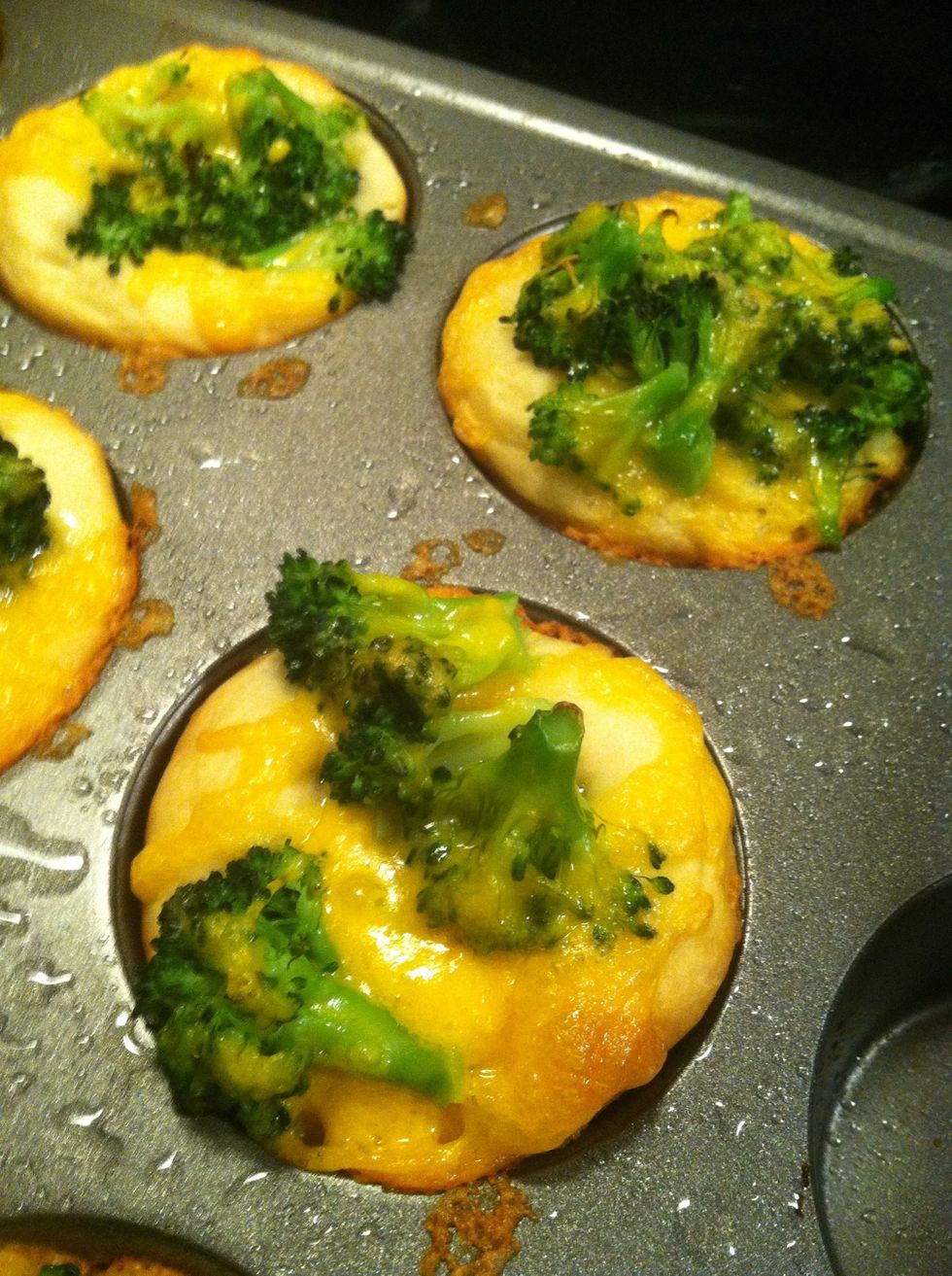 They popped right out and were nice and crispy.