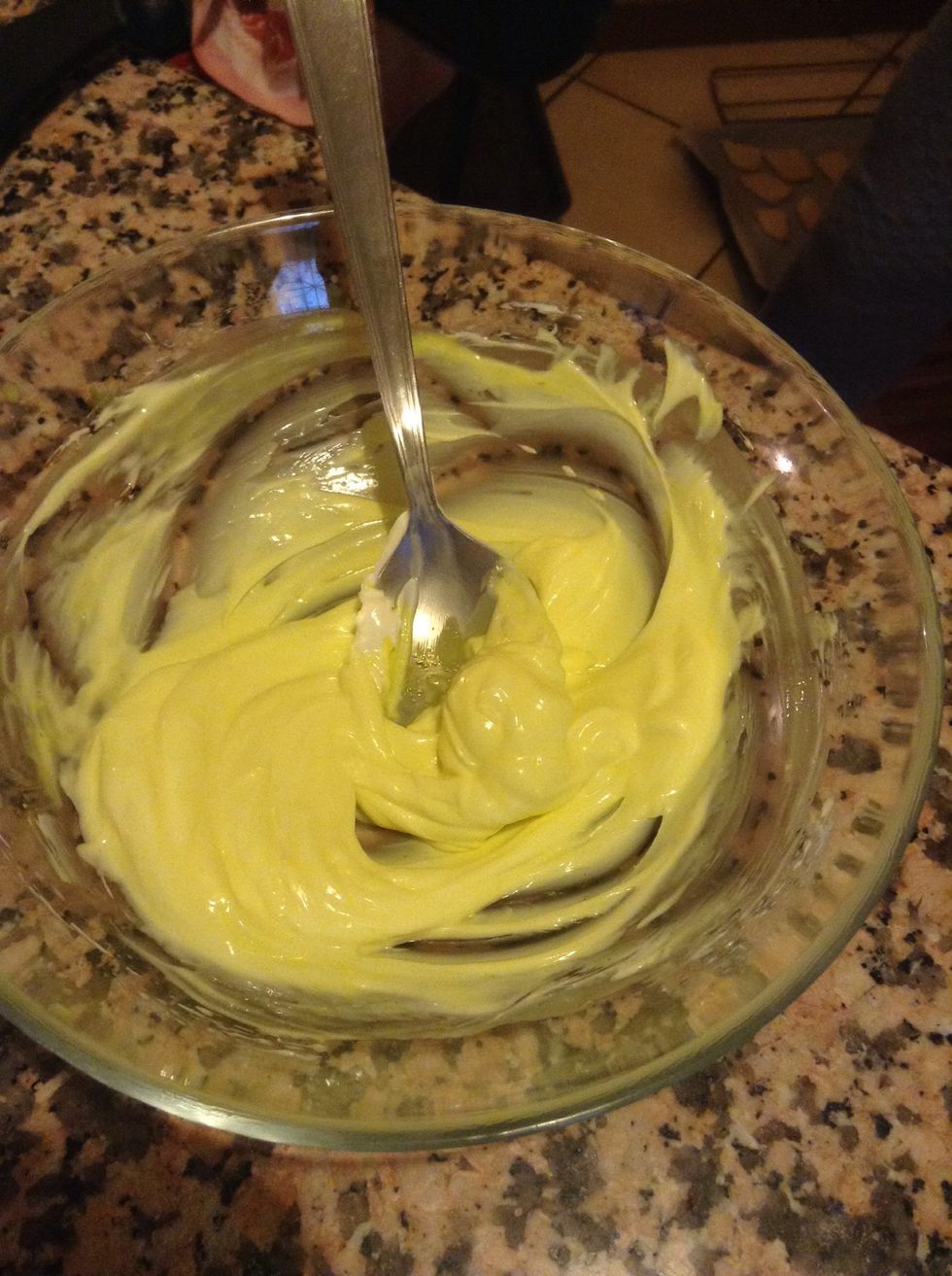 They should be creamy.