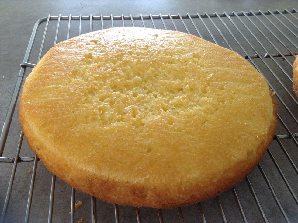 They should look like this when done. Gently take the tin and paper off and let cool
