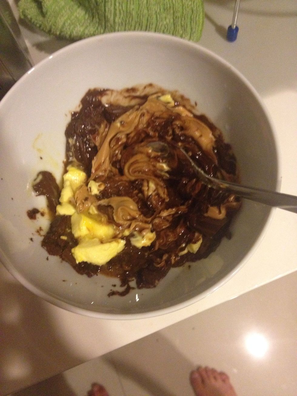 They still look solid but never mind start stirring with you fork.